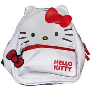 Hello Kitty faux leather mini backpack 🎀